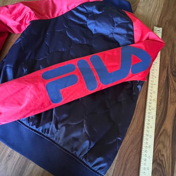 FILA Petra Quilted Full Zip Bomber Jacket - Picture 10 of 11